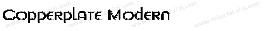 Copperplate Modern字体转换